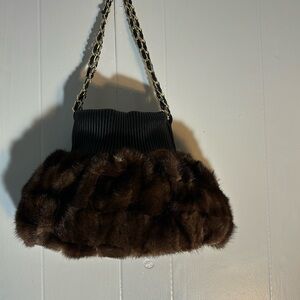 PAOLO masi large mink bag